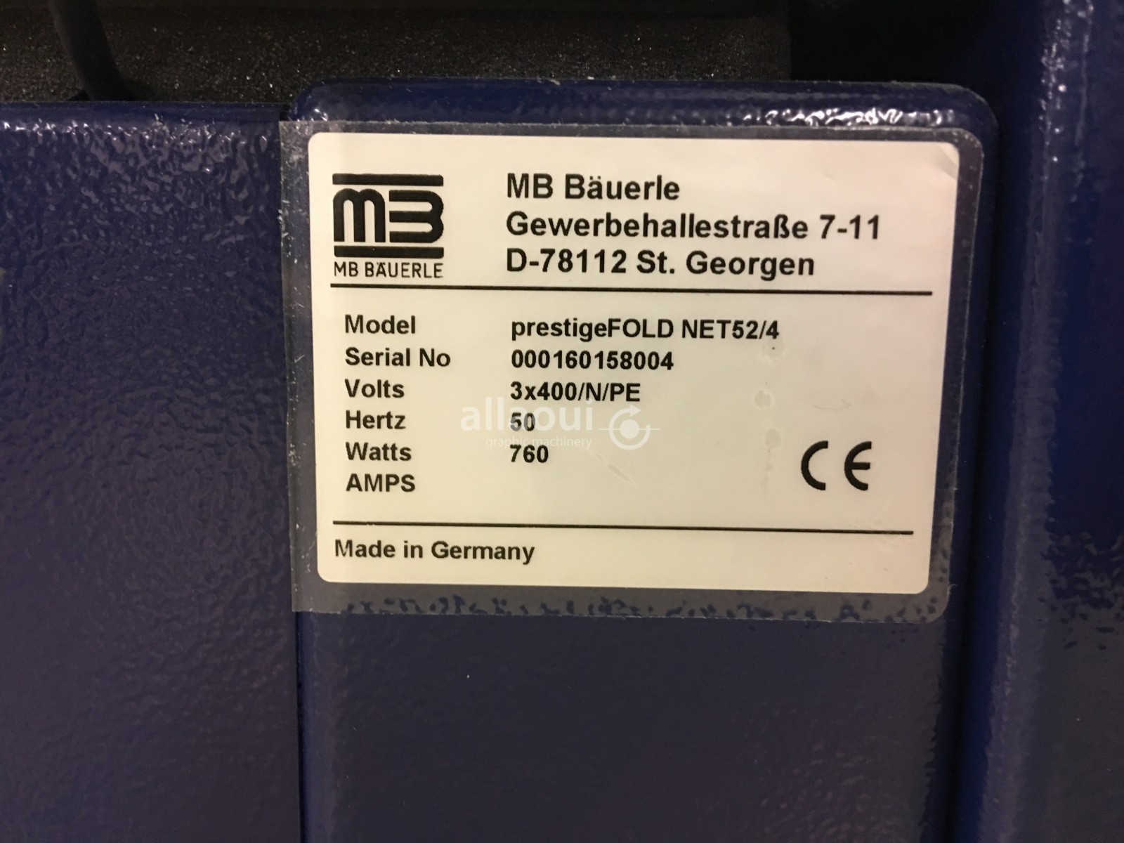 MB Bäuerle prestigeFold NET 52/4