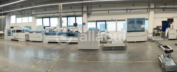 Hunkeler Digital Book Block Production for 4-page, 6-page, and 8-page production: WI8 + WB7 + PF7 + CS6-HS + SD7