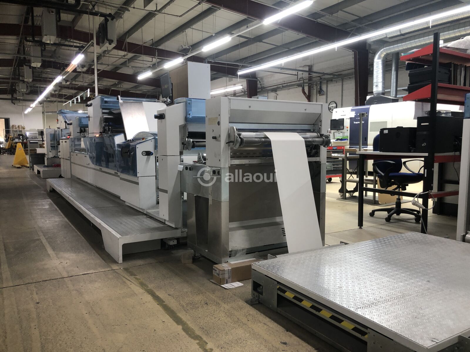Hunkeler Digital Book Block Production for 4-page, 6-page, and 8-page production:  LC7-30 + PF7 + CS6-HS + SD7-II