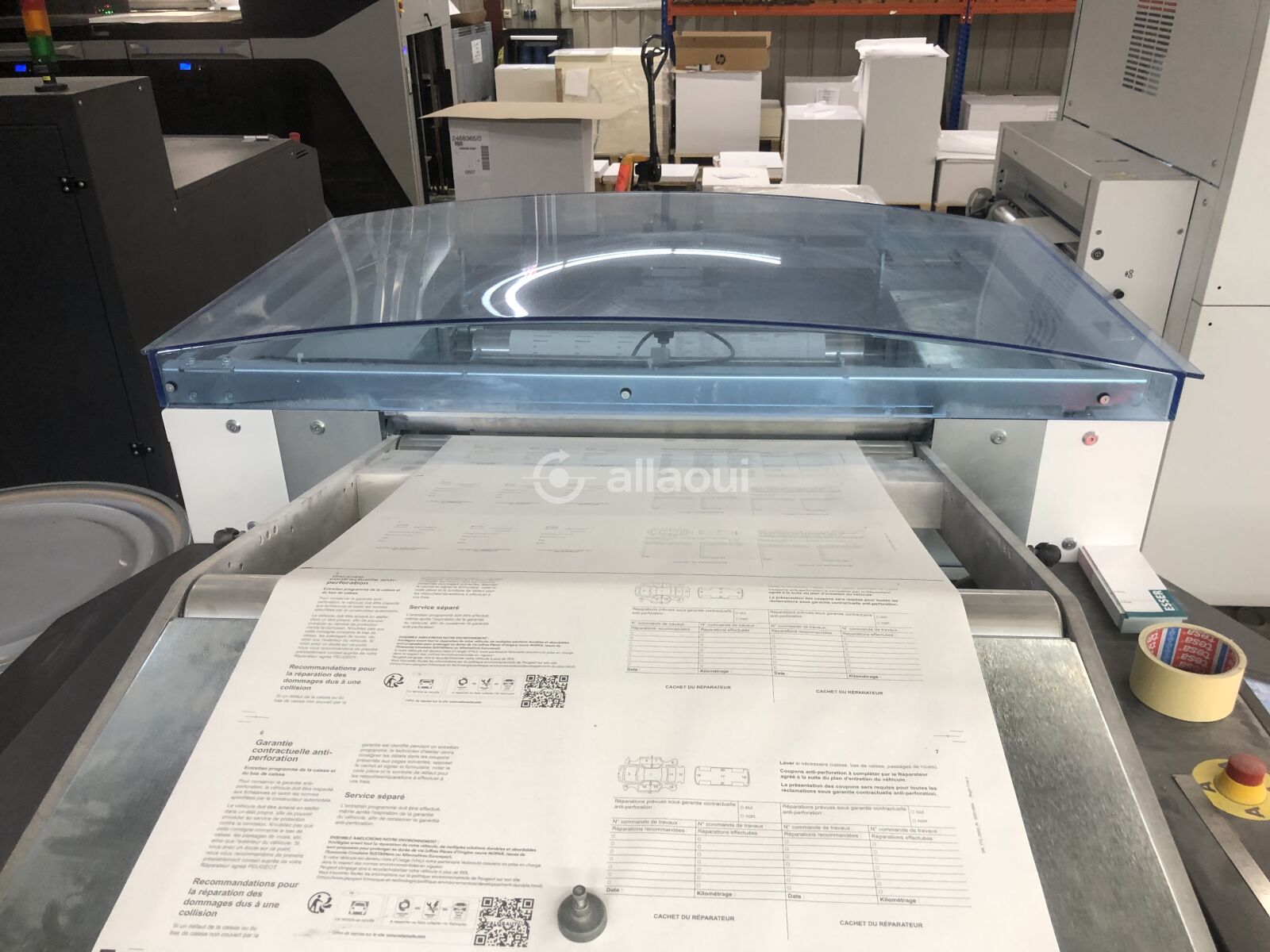 Hunkeler Digital Book Block Production for 4-page, 6-page, and 8-page production:  LC7-30 + PF7 + CS6-HS + SD7-II