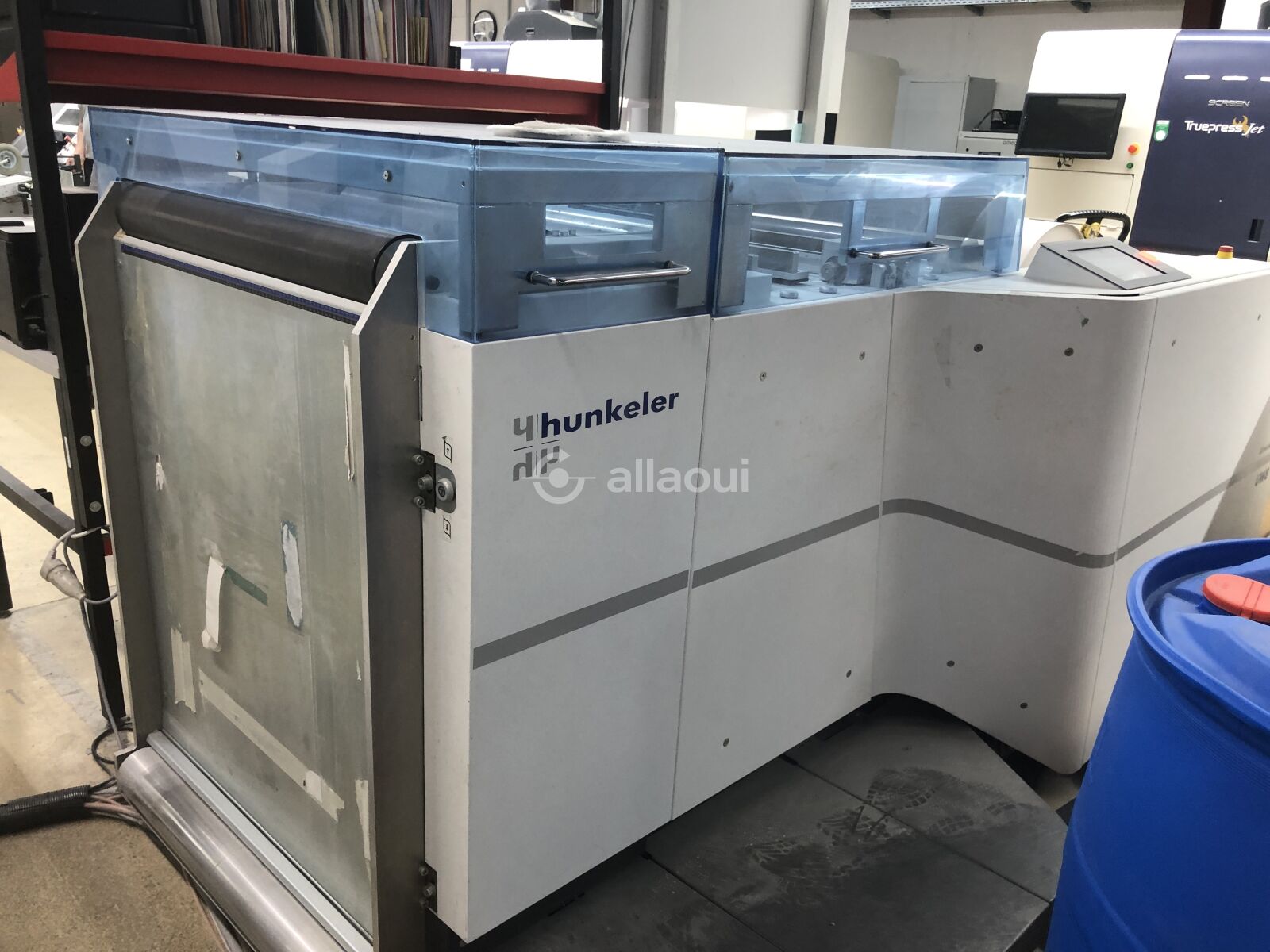 Hunkeler Digital Book Block Production for 4-page, 6-page, and 8-page production:  LC7-30 + PF7 + CS6-HS + SD7-II