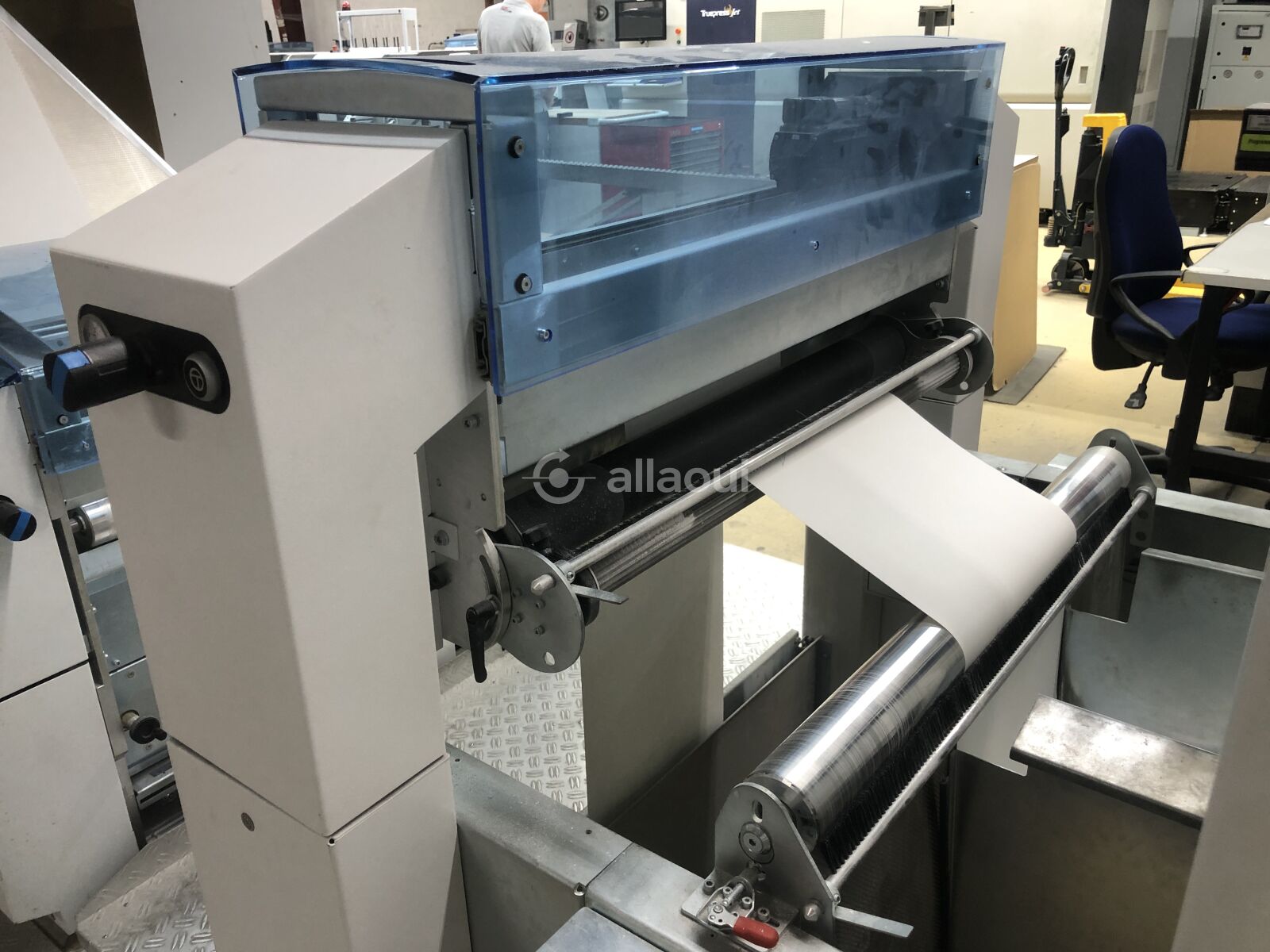 Hunkeler Digital Book Block Production for 4-page, 6-page, and 8-page production:  LC7-30 + PF7 + CS6-HS + SD7-II