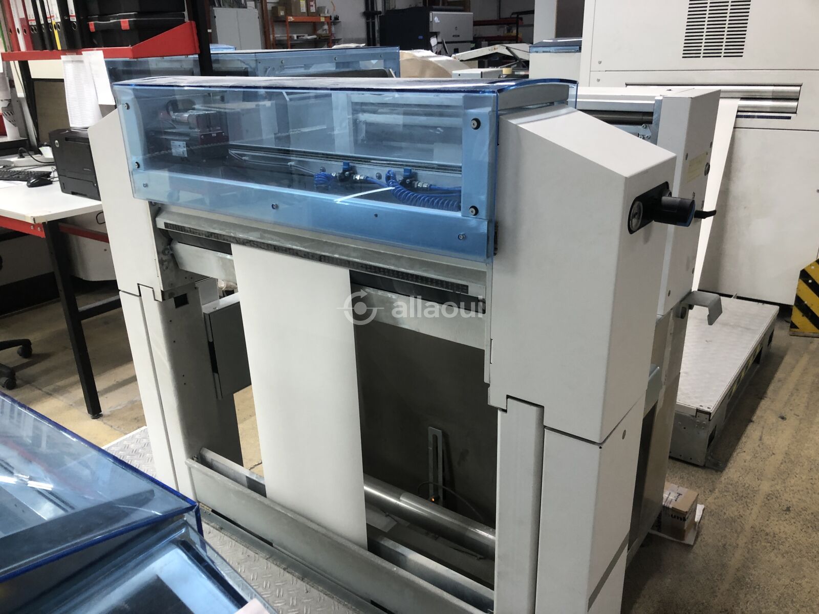 Hunkeler Digital Book Block Production for 4-page, 6-page, and 8-page production:  LC7-30 + PF7 + CS6-HS + SD7-II