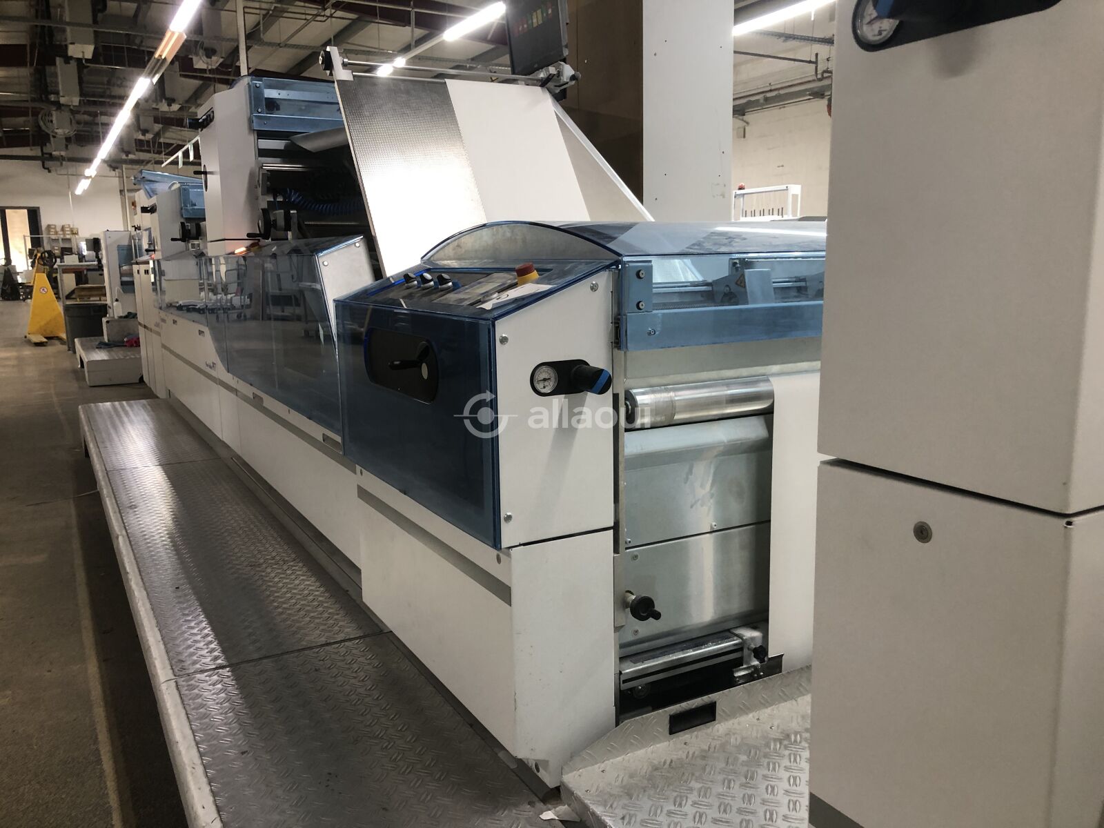 Hunkeler Digital Book Block Production for 4-page, 6-page, and 8-page production:  LC7-30 + PF7 + CS6-HS + SD7-II