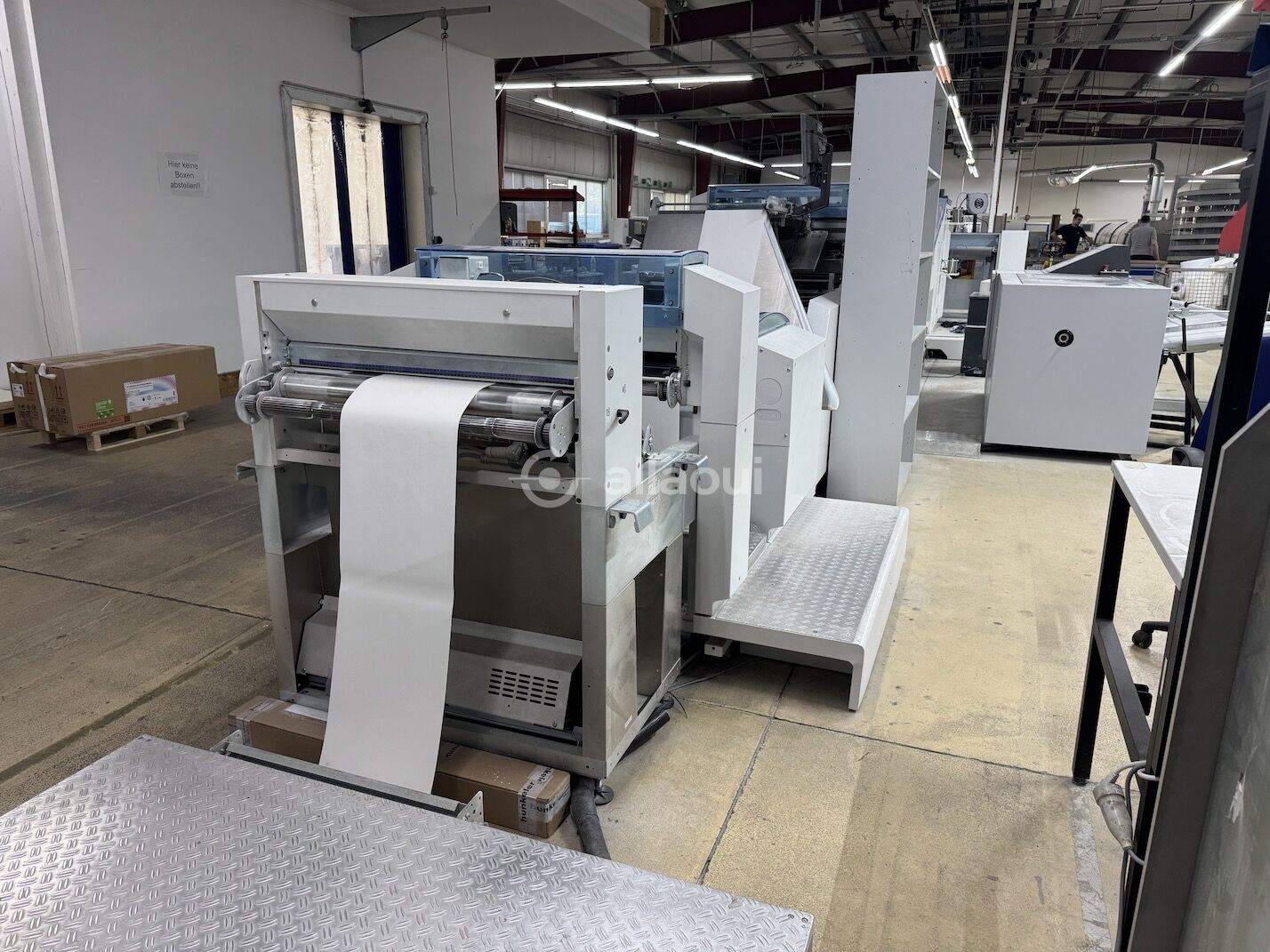 Hunkeler Digital Book Block Production for 4-page, 6-page, and 8-page production:  LC7-30 + PF7 + CS6-HS + SD7-II