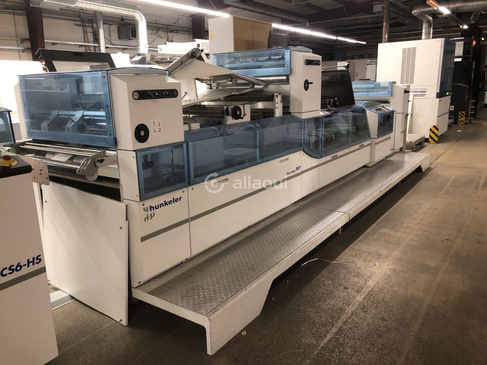 Hunkeler Digital Book Block Production for 4-page, 6-page, and 8-page production:  LC7-30 + PF7 + CS6-HS + SD7-II