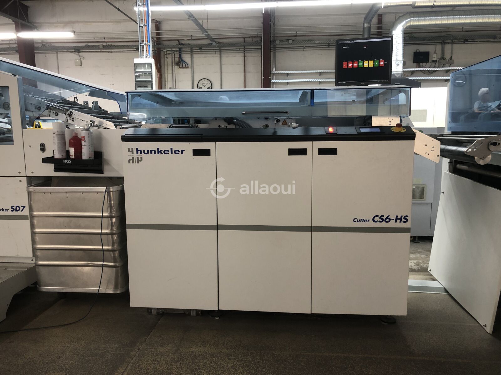 Hunkeler Digital Book Block Production for 4-page, 6-page, and 8-page production:  LC7-30 + PF7 + CS6-HS + SD7-II