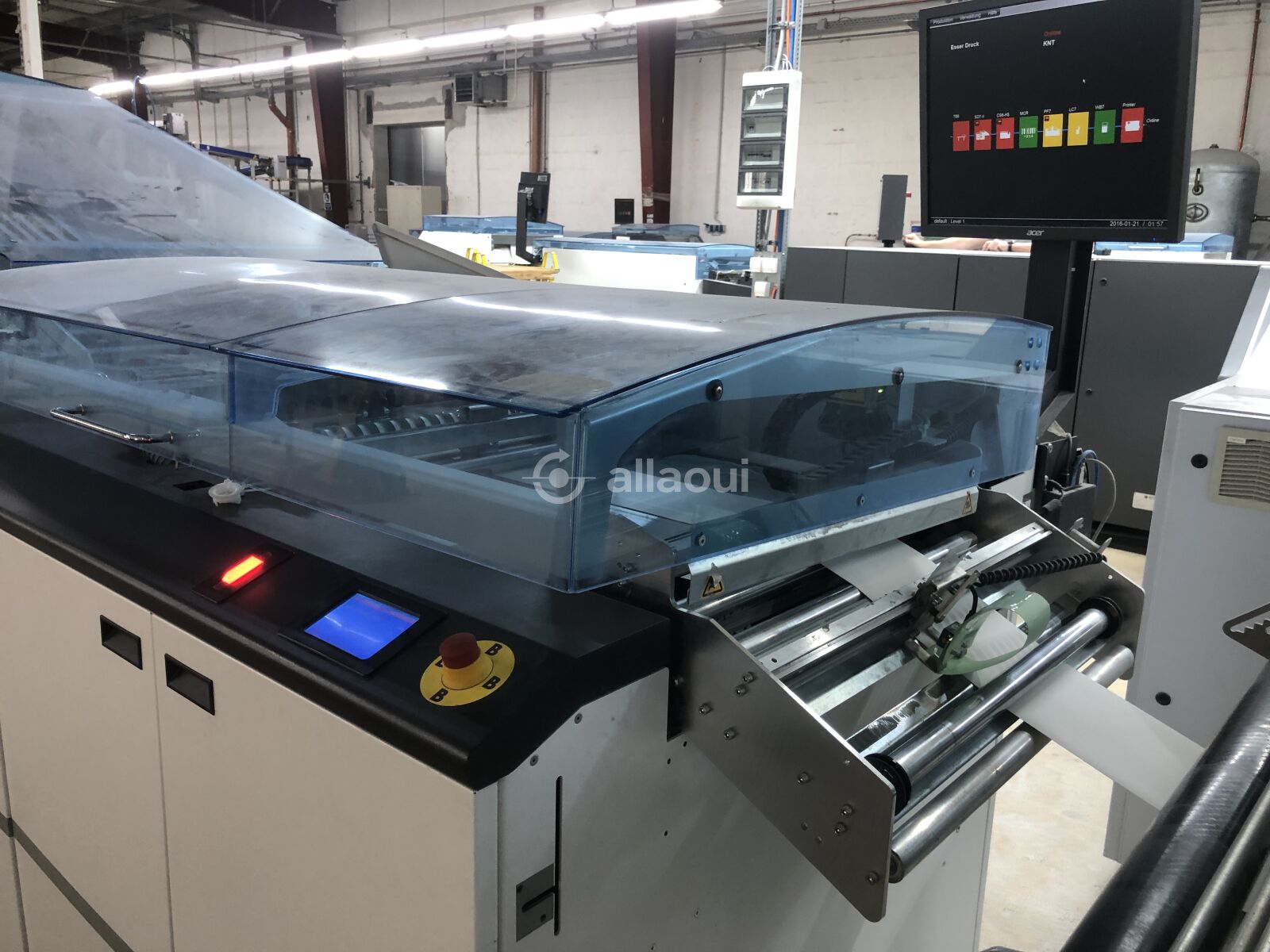 Hunkeler Digital Book Block Production for 4-page, 6-page, and 8-page production:  LC7-30 + PF7 + CS6-HS + SD7-II