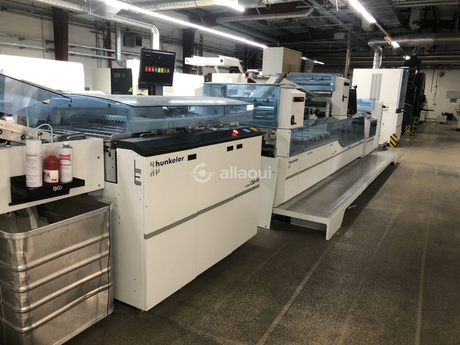 Hunkeler Digital Book Block Production for 4-page, 6-page, and 8-page production:  LC7-30 + PF7 + CS6-HS + SD7-II