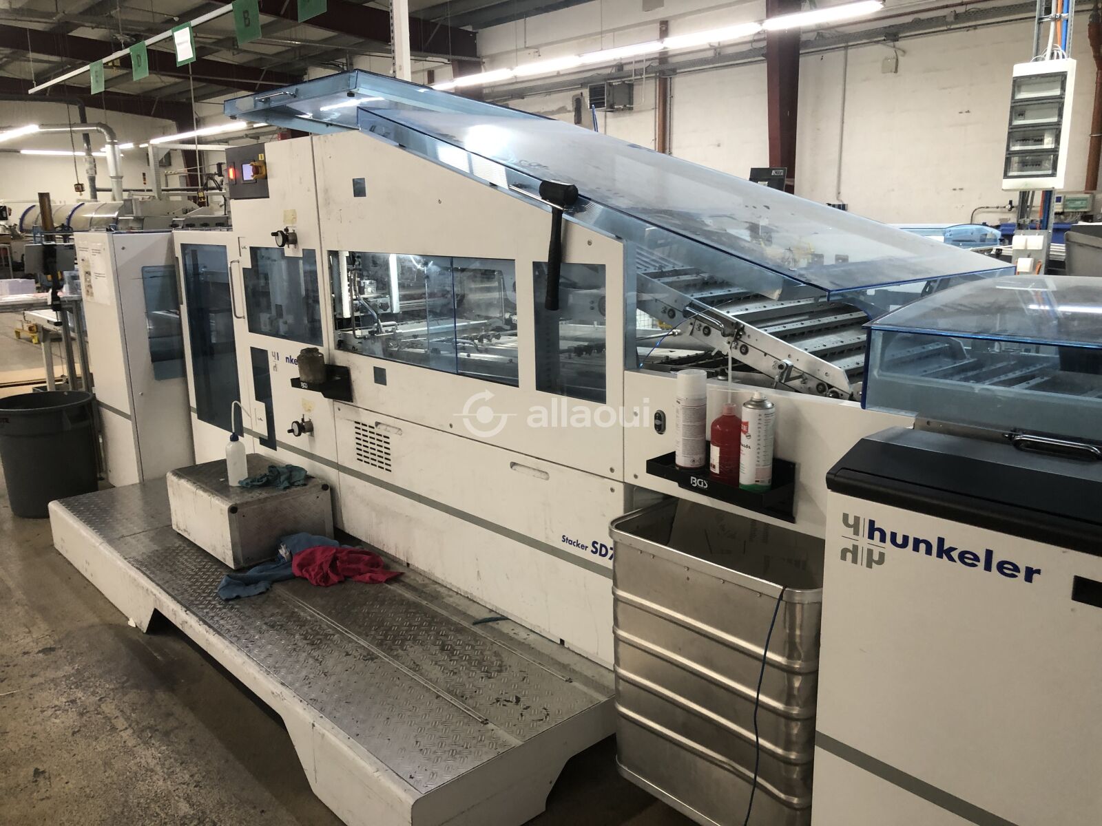 Hunkeler Digital Book Block Production for 4-page, 6-page, and 8-page production:  LC7-30 + PF7 + CS6-HS + SD7-II