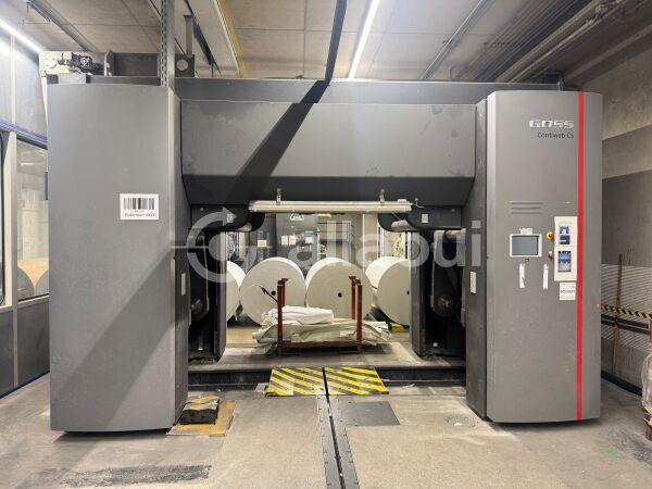 Goss M600-A, 625mm cutoff, Contiweb, Inkjet Imprinting, Coating, JF48+PFF, Sheeter, Rima Postpress